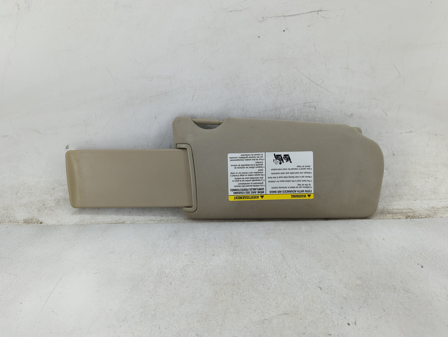 2009 Nissan Altima Sun Visor Shade Replacement Driver Left Mirror Fits OEM Used Auto Parts - Oemusedautoparts1.com