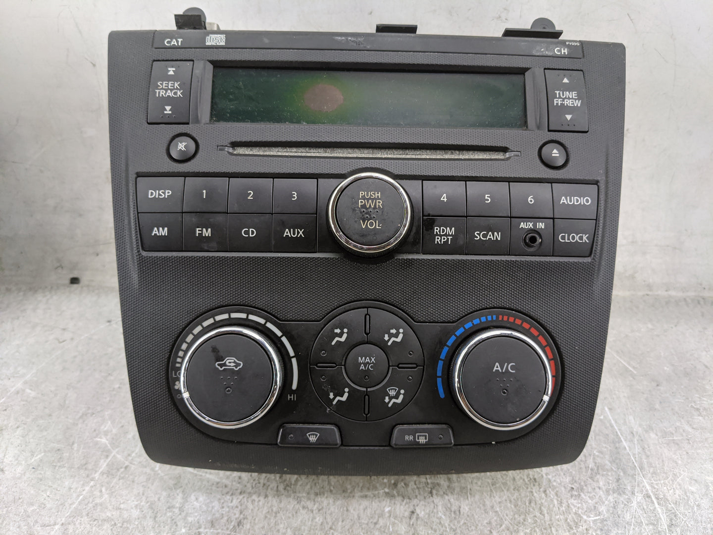 2010-2012 Nissan Altima Radio AM FM Cd Player Receiver Replacement P/N:28185ZX11A CQ-JN20E0GX Fits Fits 2010 2011 2012 OEM U