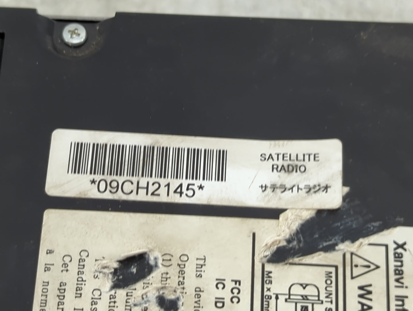 2009 Nissan Altima Radio AM FM Cd Player Receiver Replacement P/N:09CH2145 Fits OEM Used Auto Parts - Oemusedautoparts1.com
