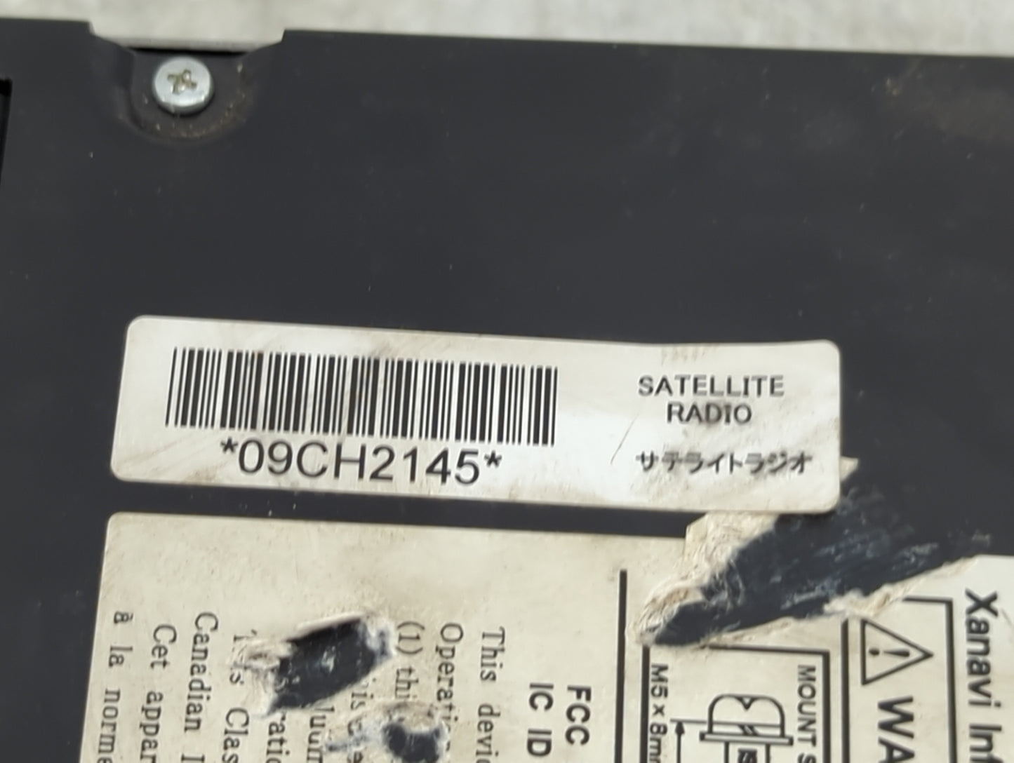2009 Nissan Altima Radio AM FM Cd Player Receiver Replacement P/N:09CH2145 Fits OEM Used Auto Parts - Oemusedautoparts1.com