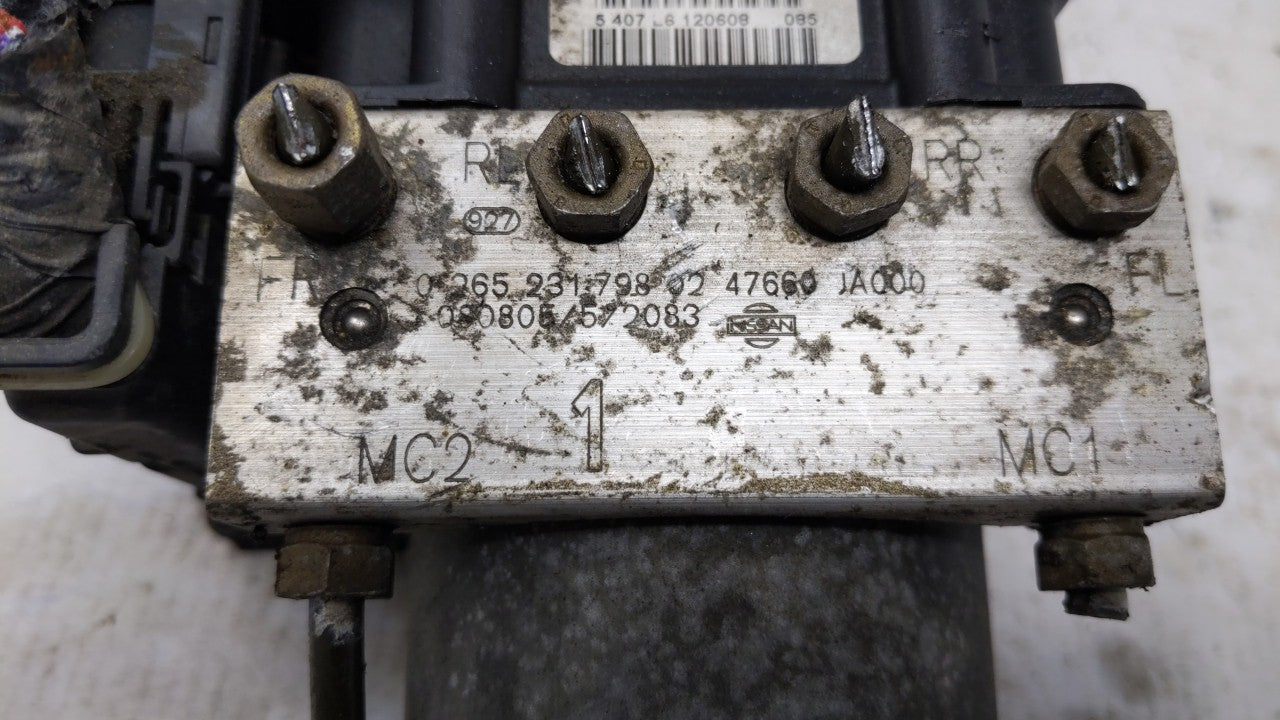 2007-2009 Nissan Altima ABS Pump Control Module Replacement P/N:0 265 231 798 47600 JA000, 0 265 800 556 Fits Fits 2007 2008