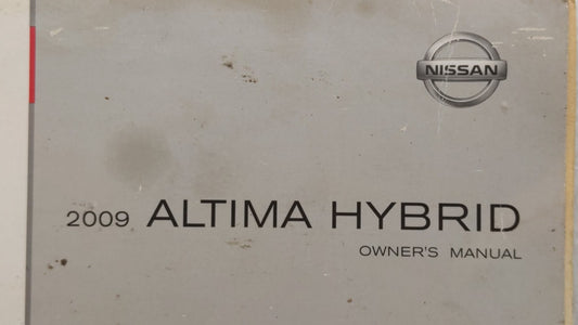 2009 Nissan Altima Owners Manual Book Guide P/N:OM9E-HL32U0 OEM Used Auto Parts
