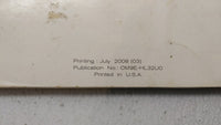 2009 Nissan Altima Owners Manual Book Guide P/N:OM9E-HL32U0 OEM Used Auto Parts - Oemusedautoparts1.com