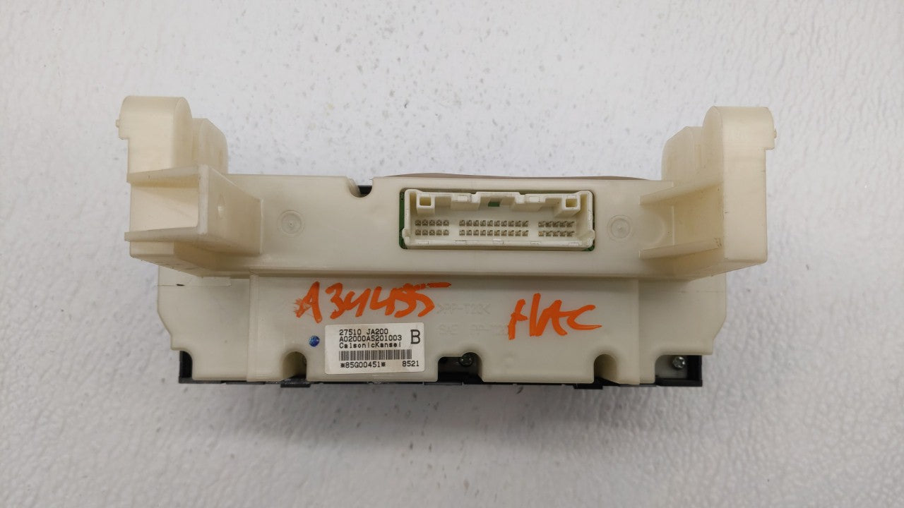 2007-2009 Nissan Altima Climate Control Module Temperature AC/Heater Replacement P/N:27510 JA200 Fits Fits 2007 2008 2009 OE