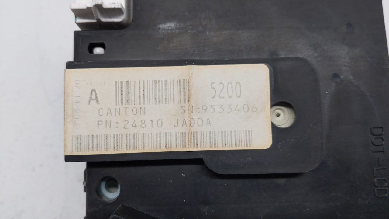 2007-2009 Nissan Altima Instrument Cluster Speedometer Gauges P/N:24810 JA00A Fits Fits 2007 2008 2009 OEM Used Auto Parts -