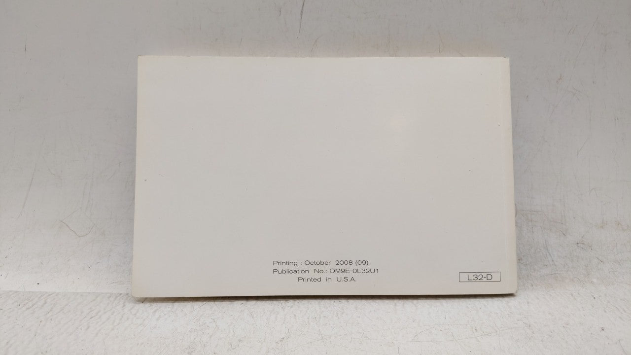 2009 Nissan Altima Owners Manual Book Guide OEM Used Auto Parts - Oemusedautoparts1.com