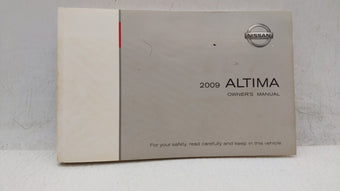 compare product 2009 Nissan Altima Owners Manual Book Guide OEM Used Auto Parts