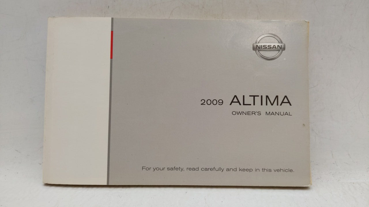 2009 Nissan Altima Owners Manual Book Guide OEM Used Auto Parts - Oemusedautoparts1.com