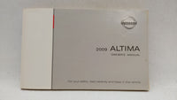 2009 Nissan Altima Owners Manual Book Guide OEM Used Auto Parts - Oemusedautoparts1.com