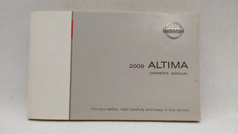 compare product 2009 Nissan Altima Owners Manual Book Guide OEM Used Auto Parts