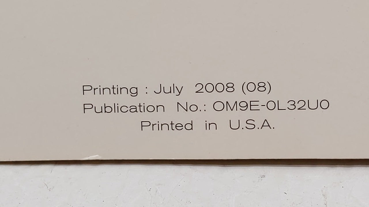 2009 Nissan Altima Owners Manual Book Guide OEM Used Auto Parts - Oemusedautoparts1.com