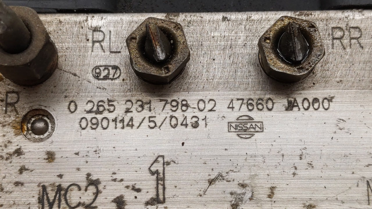 2007-2009 Nissan Altima ABS Pump Control Module Replacement P/N:0 265 231 798 47600 JA000, 0 265 800 556 Fits Fits 2007 2008