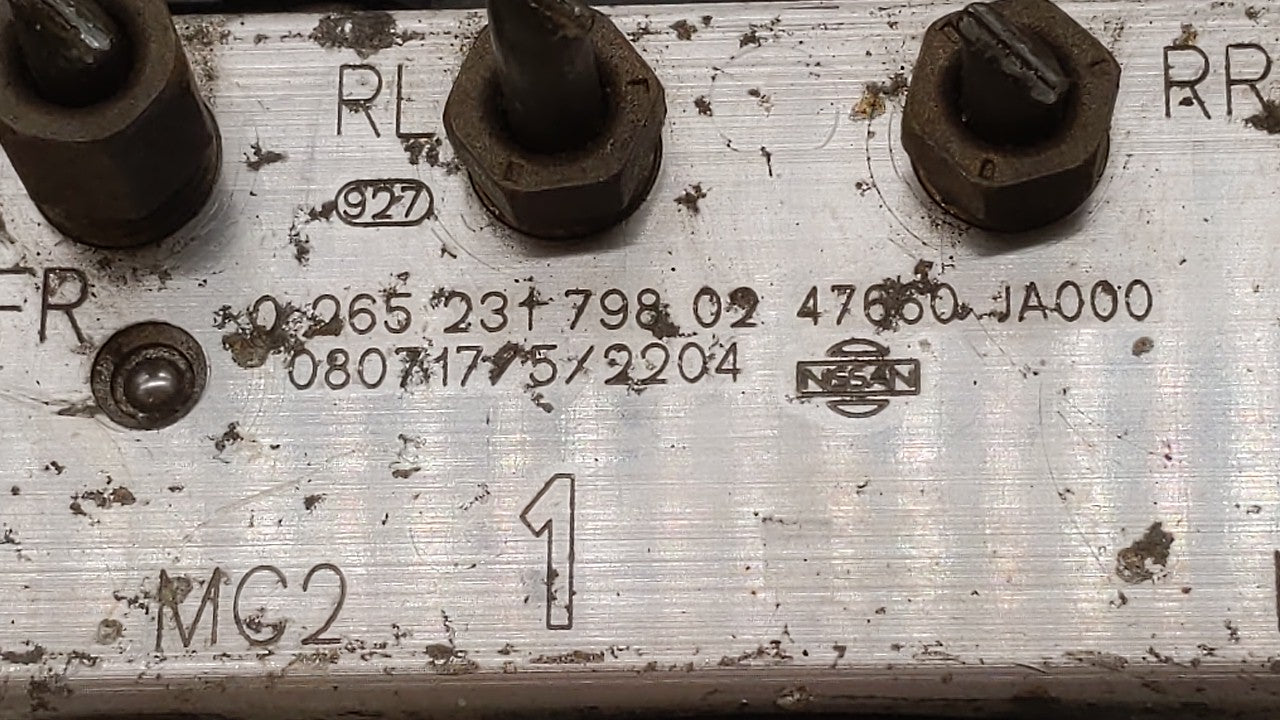 2007-2009 Nissan Altima ABS Pump Control Module Replacement P/N:0 265 231 798 47600 JA000, 0 265 800 556 Fits Fits 2007 2008