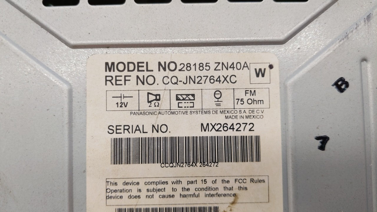 2007-2009 Nissan Altima Am Fm Cd Player Radio Receiver - Oemusedautoparts1.com