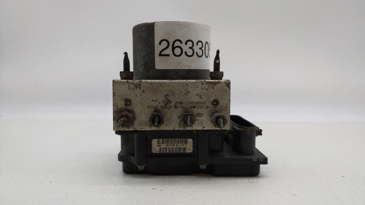 2007-2009 Nissan Altima Anti-Lock Brake ABS Pump Module Actuator OEM P/N:0 265 231 798 47600 JA000 Fits Fits 2007 2008 2009 