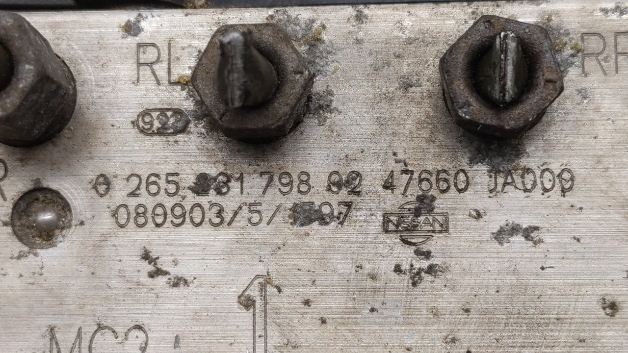 2007-2009 Nissan Altima ABS Pump Control Module Replacement P/N:0 265 231 798 47600 JA000, 0 265 800 556 Fits Fits 2007 2008