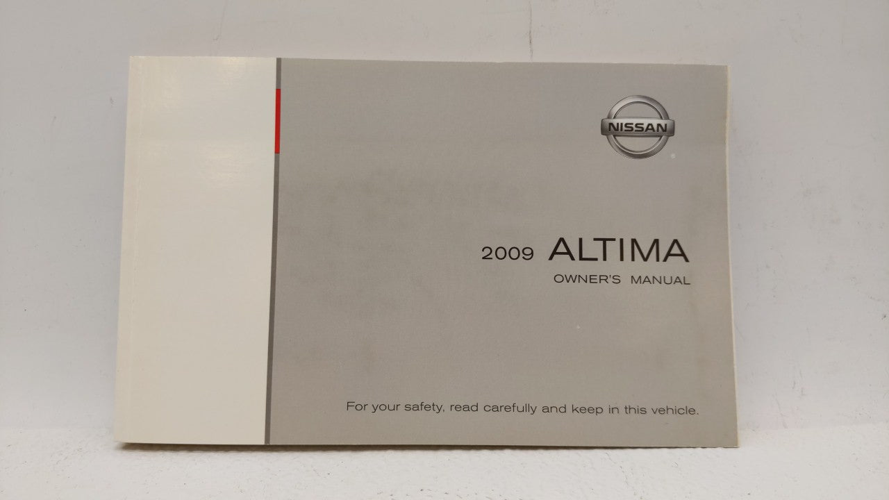 2009 Nissan Altima Owners Manual Book Guide OEM Used Auto Parts - Oemusedautoparts1.com