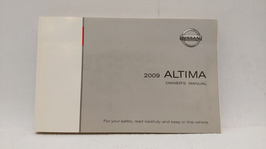 2009 Nissan Altima Owners Manual Book Guide OEM Used Auto Parts - Oemusedautoparts1.com