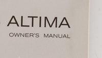 2009 Nissan Altima Owners Manual Book Guide OEM Used Auto Parts - Oemusedautoparts1.com