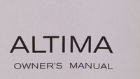 2009 Nissan Altima Owners Manual Book Guide OEM Used Auto Parts - Oemusedautoparts1.com