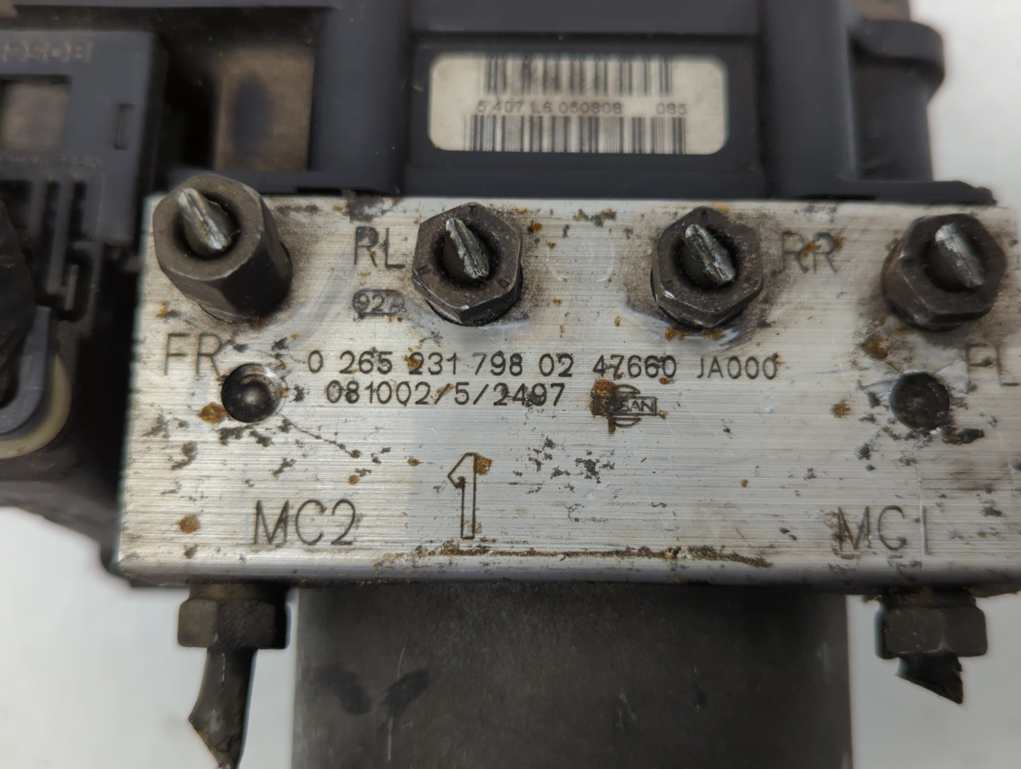 2007-2009 Nissan Altima ABS Pump Control Module Replacement P/N:47660 JA000 Fits Fits 2007 2008 2009 OEM Used Auto Parts - O