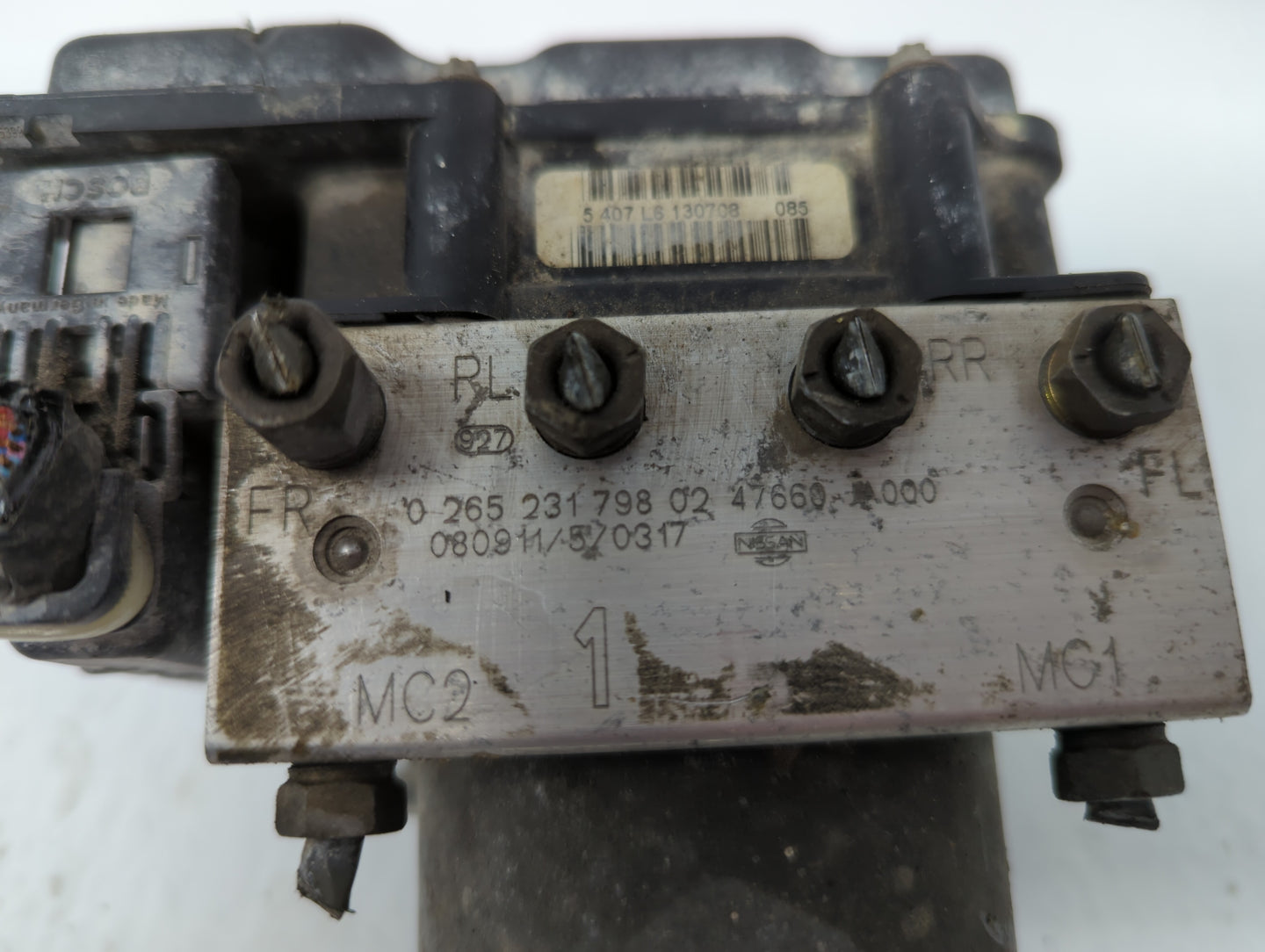 2007-2009 Nissan Altima ABS Pump Control Module Replacement P/N:0 265 231 798 47600 JA000, 0 265 800 556 Fits Fits 2007 2008