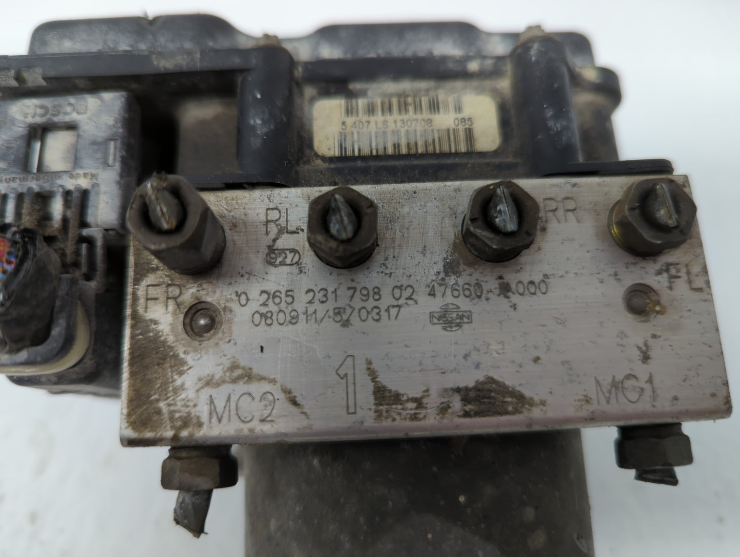 2007-2009 Nissan Altima ABS Pump Control Module Replacement P/N:0 265 231 798 47600 JA000, 0 265 800 556 Fits Fits 2007 2008