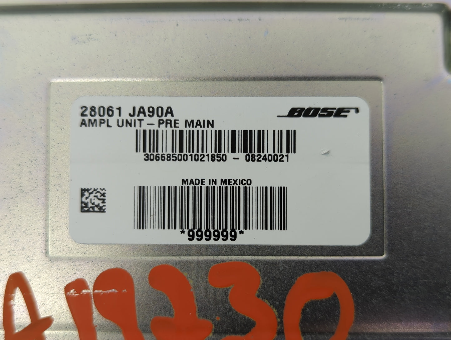 2009 Nissan Altima Radio Speaker Amplifier 28061 Ja90a|28061 Ja80a - Oemusedautoparts1.com