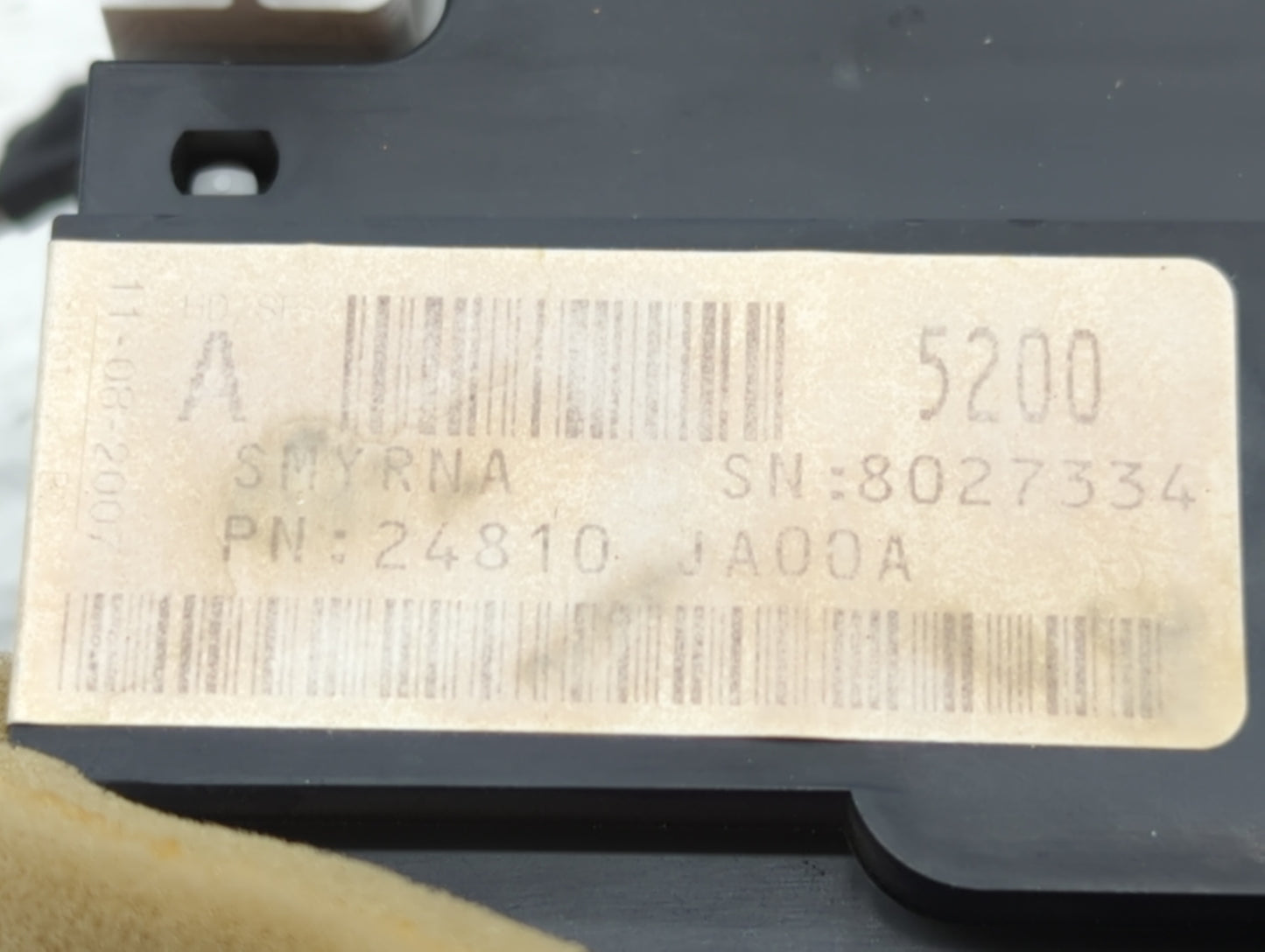 2007-2009 Nissan Altima Instrument Cluster Speedometer Gauges P/N:24810 JA00A Fits Fits 2007 2008 2009 OEM Used Auto Parts -