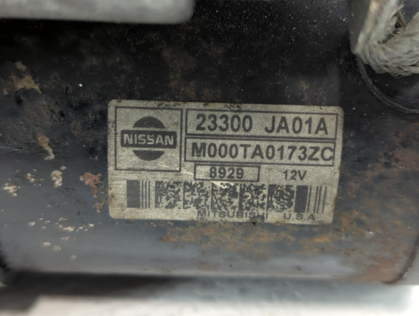 2007-2013 Nissan Altima Car Starter Motor Solenoid OEM P/N:23300 JA01A Fits Fits 2007 2008 2009 2010 2011 2012 2013 OEM Used