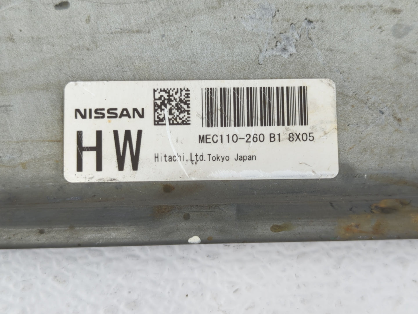 2009 Nissan Altima PCM Engine Control Computer ECU ECM PCU OEM P/N:MEC110-260 B1 MEC120-180 Fits OEM Used Auto Parts - Oemus