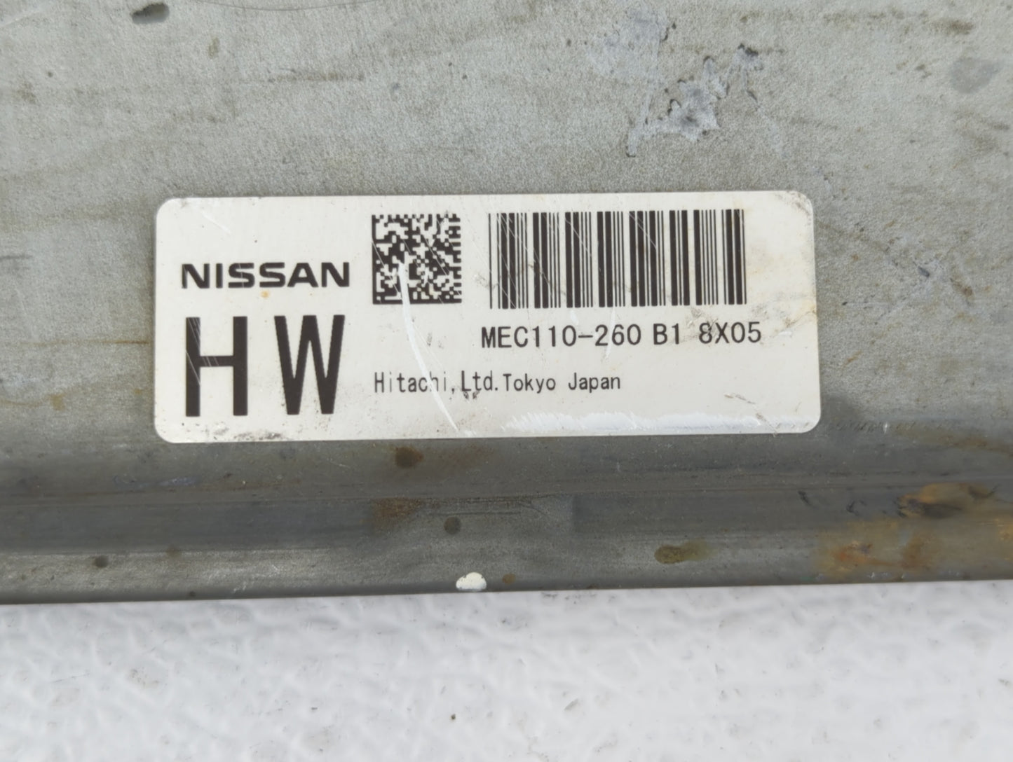2009 Nissan Altima PCM Engine Control Computer ECU ECM PCU OEM P/N:MEC110-260 B1 MEC120-180 Fits OEM Used Auto Parts - Oemus