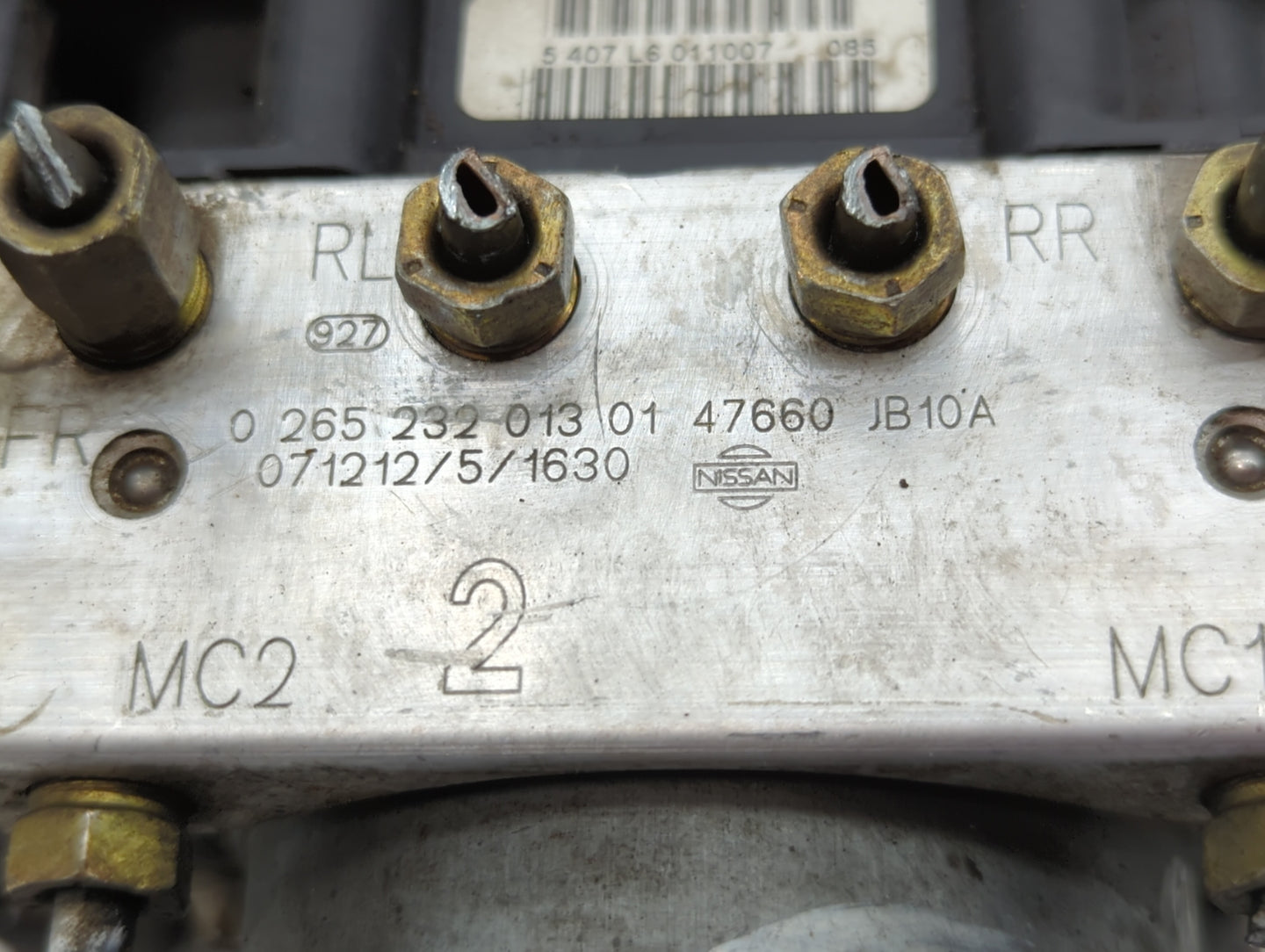 2008-2009 Nissan Altima ABS Pump Control Module Replacement P/N:47660 ZK00B 47660 JA000, 47660 1B10A Fits Fits 2008 2009 OEM