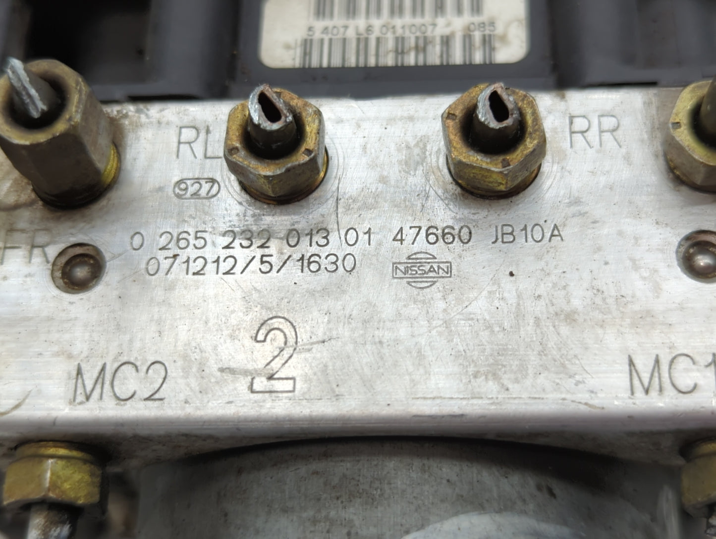 2008-2009 Nissan Altima ABS Pump Control Module Replacement P/N:47660 ZK00B 47660 JA000, 47660 1B10A Fits Fits 2008 2009 OEM