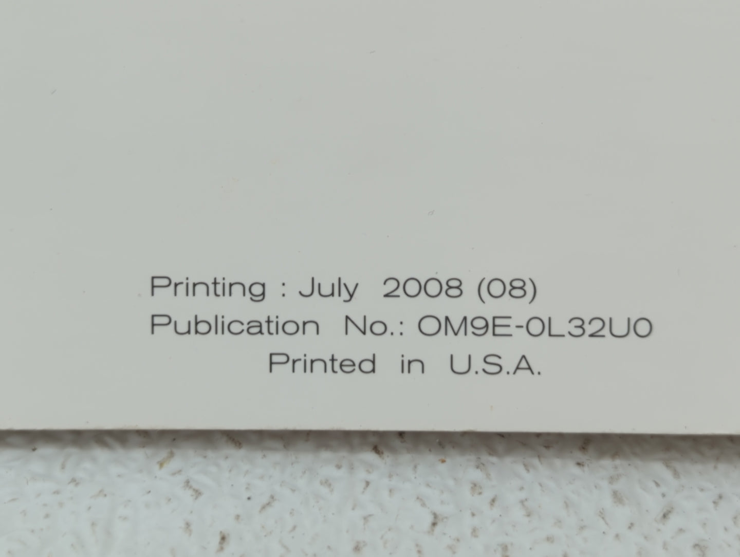 2009 Nissan Altima Owners Manual Book Guide OEM Used Auto Parts - Oemusedautoparts1.com