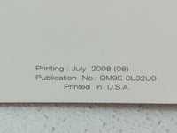 2009 Nissan Altima Owners Manual Book Guide OEM Used Auto Parts - Oemusedautoparts1.com