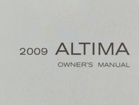 2009 Nissan Altima Owners Manual Book Guide OEM Used Auto Parts - Oemusedautoparts1.com
