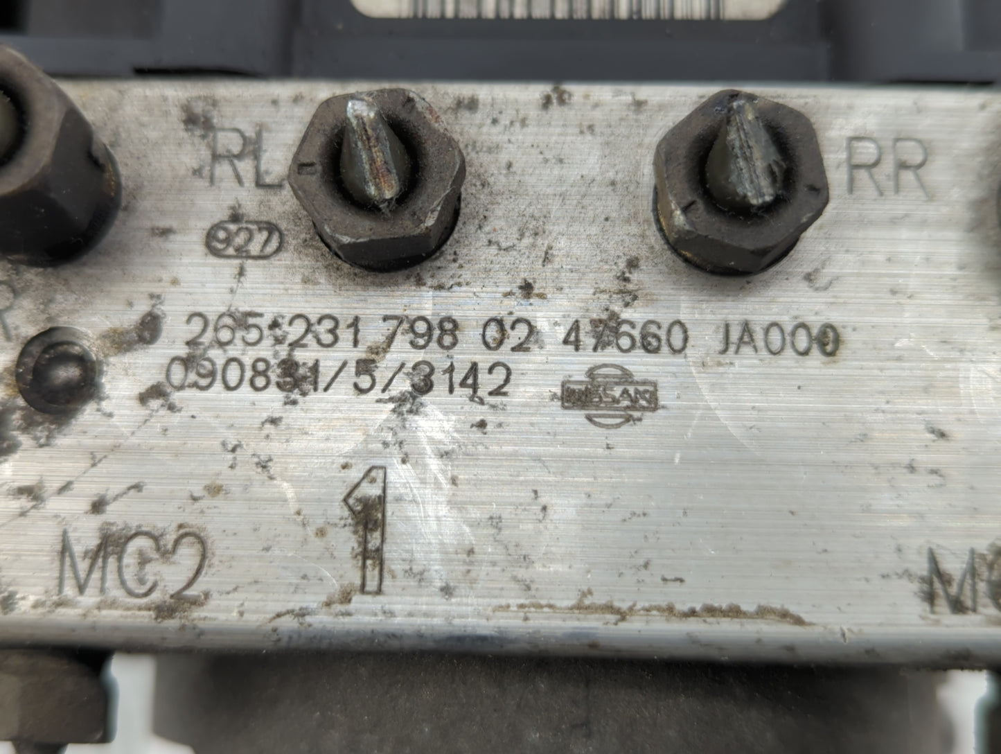 2007-2009 Nissan Altima ABS Pump Control Module Replacement P/N:47660 JA000 Fits Fits 2007 2008 2009 OEM Used Auto Parts - O