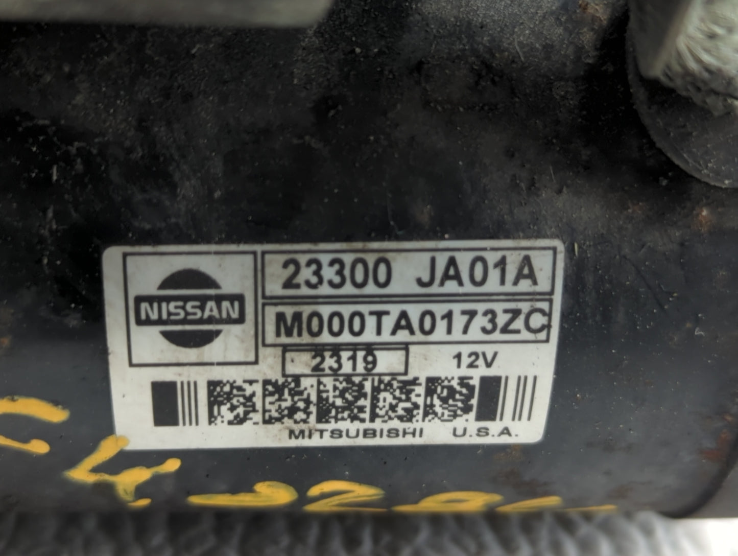 2007-2013 Nissan Altima Car Starter Motor Solenoid OEM P/N:23300 JA01A Fits Fits 2007 2008 2009 2010 2011 2012 2013 OEM Used