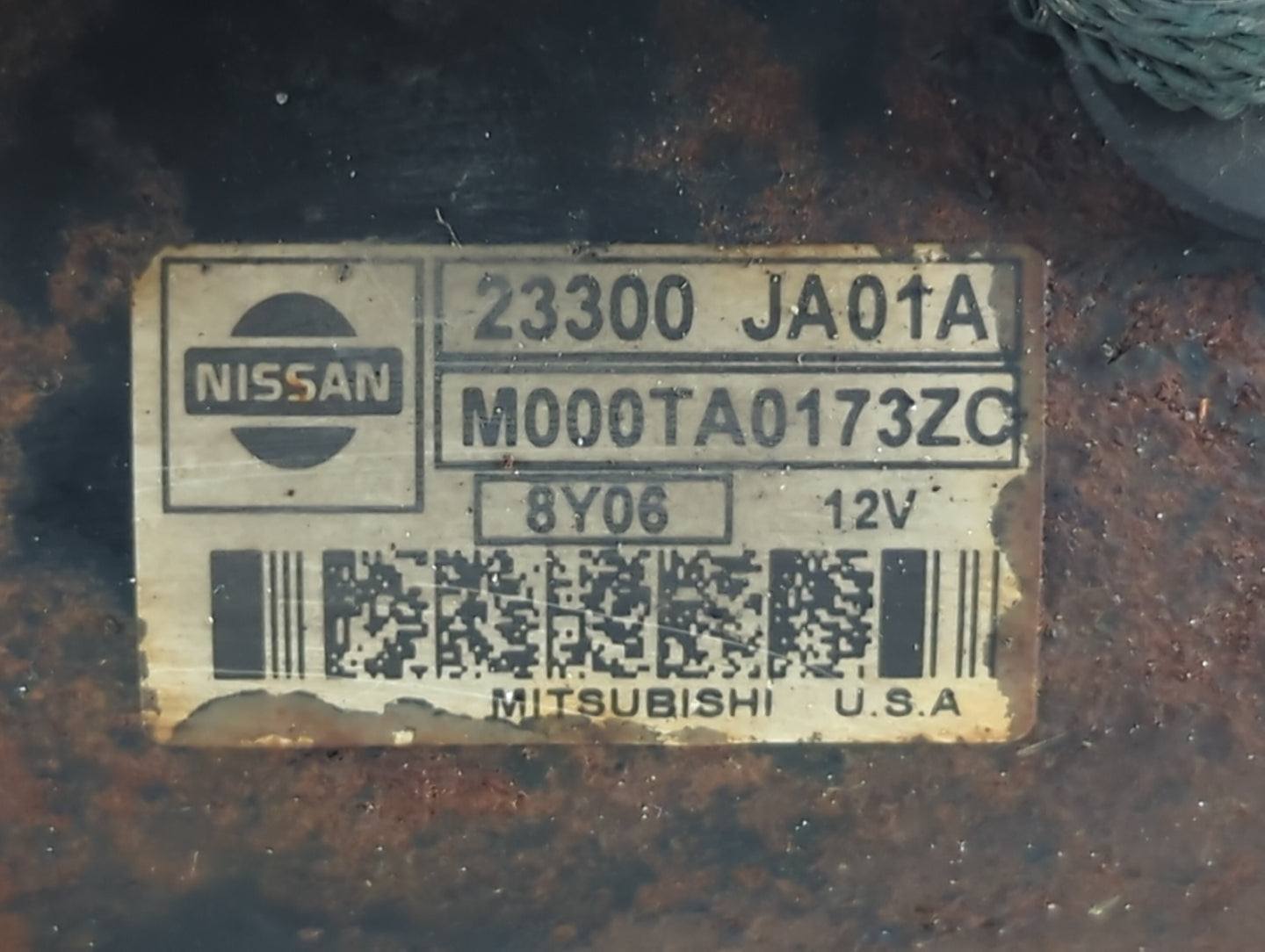 2007-2013 Nissan Altima Car Starter Motor Solenoid OEM P/N:23300 JA01A Fits Fits 2007 2008 2009 2010 2011 2012 2013 OEM Used