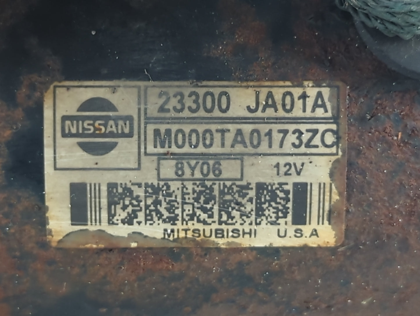 2007-2013 Nissan Altima Car Starter Motor Solenoid OEM P/N:23300 JA01A Fits Fits 2007 2008 2009 2010 2011 2012 2013 OEM Used
