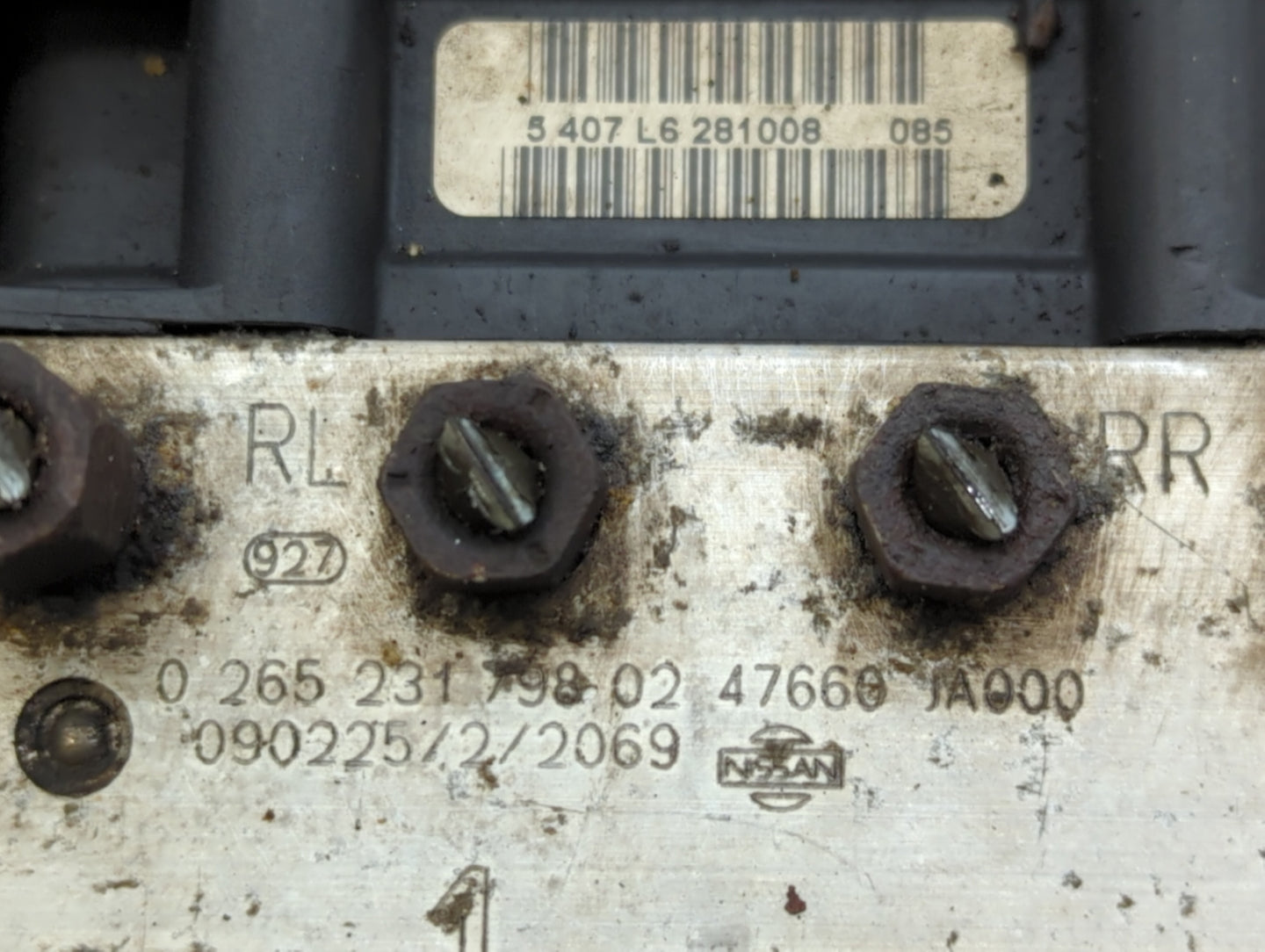 2007-2009 Nissan Altima ABS Pump Control Module Replacement P/N:47660 JA000 Fits Fits 2007 2008 2009 OEM Used Auto Parts - O