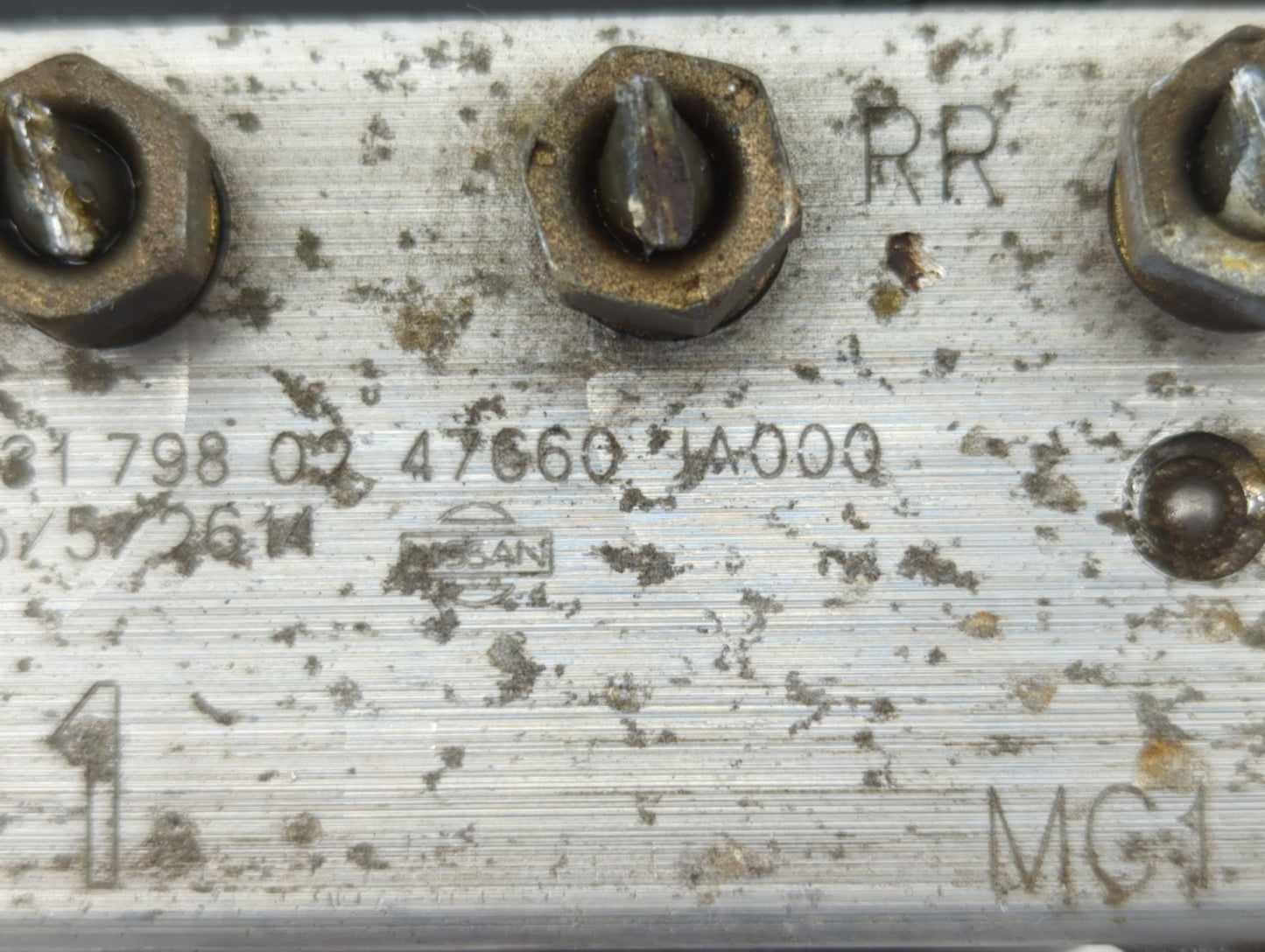 2007-2009 Nissan Altima ABS Pump Control Module Replacement P/N:47660 JA000 Fits Fits 2007 2008 2009 OEM Used Auto Parts - O