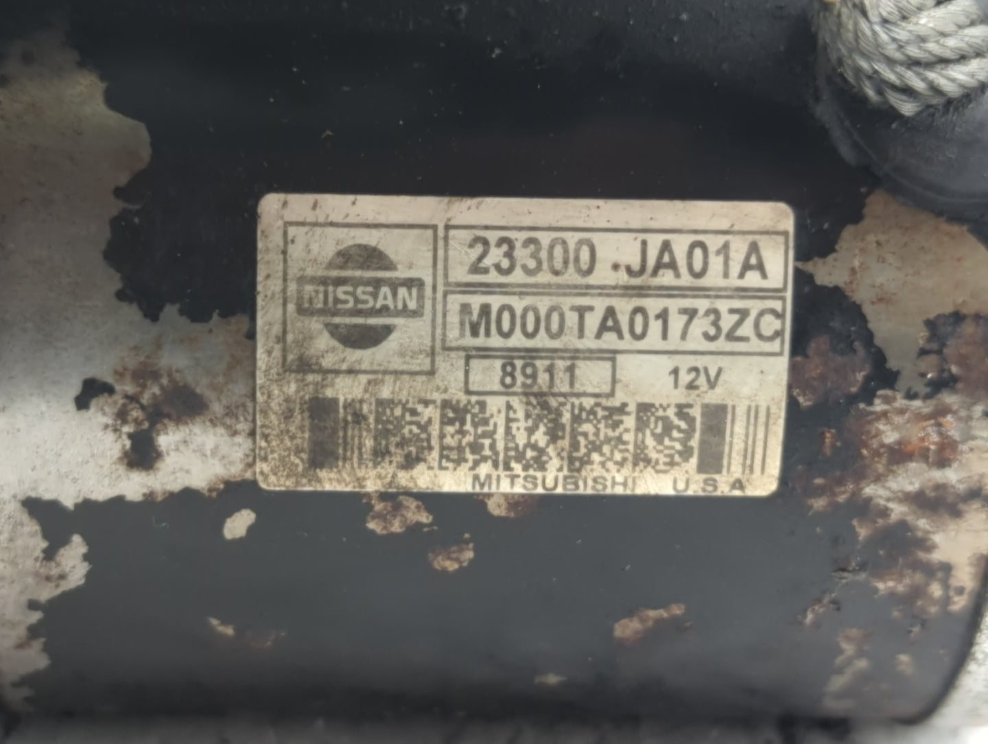 2007-2013 Nissan Altima Car Starter Motor Solenoid OEM P/N:23300CJA01A Fits Fits 2007 2008 2009 2010 2011 2012 2013 OEM Used