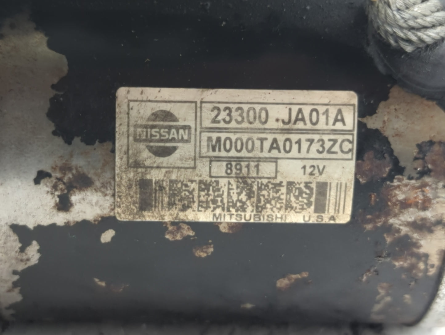 2007-2013 Nissan Altima Car Starter Motor Solenoid OEM P/N:23300CJA01A Fits Fits 2007 2008 2009 2010 2011 2012 2013 OEM Used