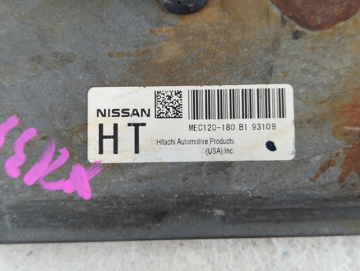 2009 Nissan Altima PCM Engine Control Computer ECU ECM PCU OEM P/N:MEC120-180 B1 9601 B Fits OEM Used Auto Parts - Oemusedau