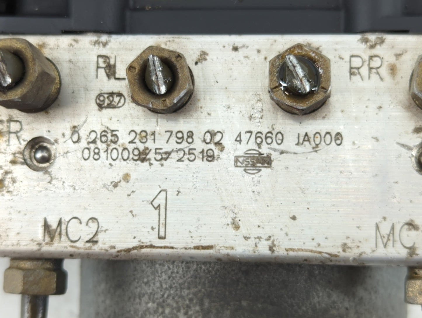 2007-2009 Nissan Altima ABS Pump Control Module Replacement P/N:47660 JA000 0 265 231 798 02 Fits Fits 2007 2008 2009 OEM Us