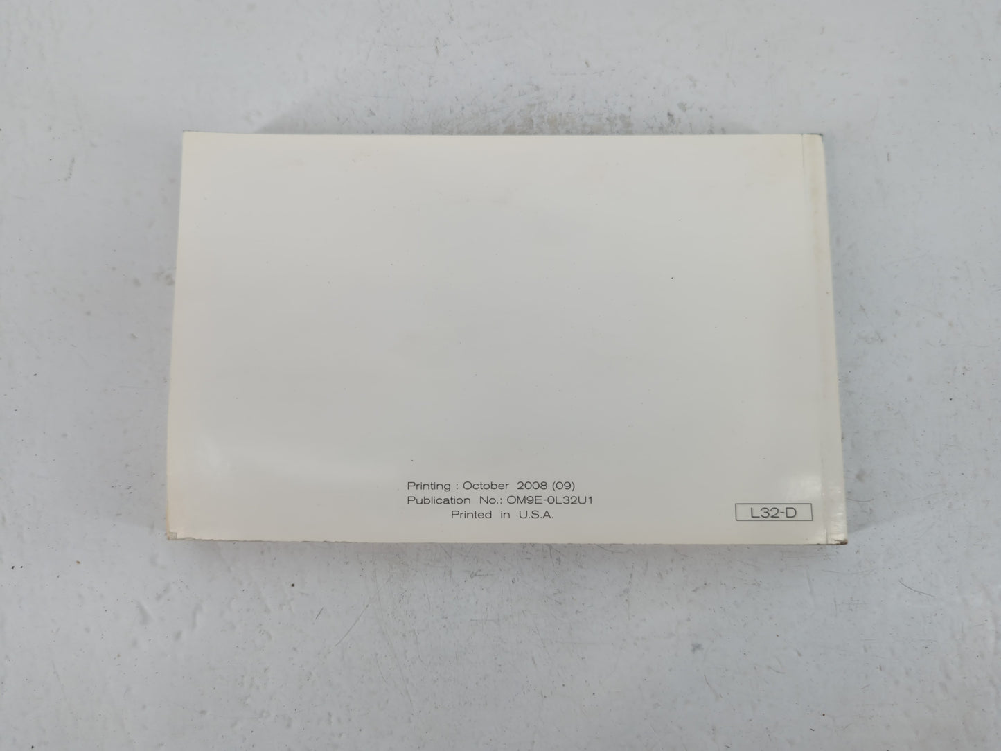 2009 Nissan Altima Owners Manual Book Guide P/N:OM9E-0L32U1 OEM Used Auto Parts - Oemusedautoparts1.com