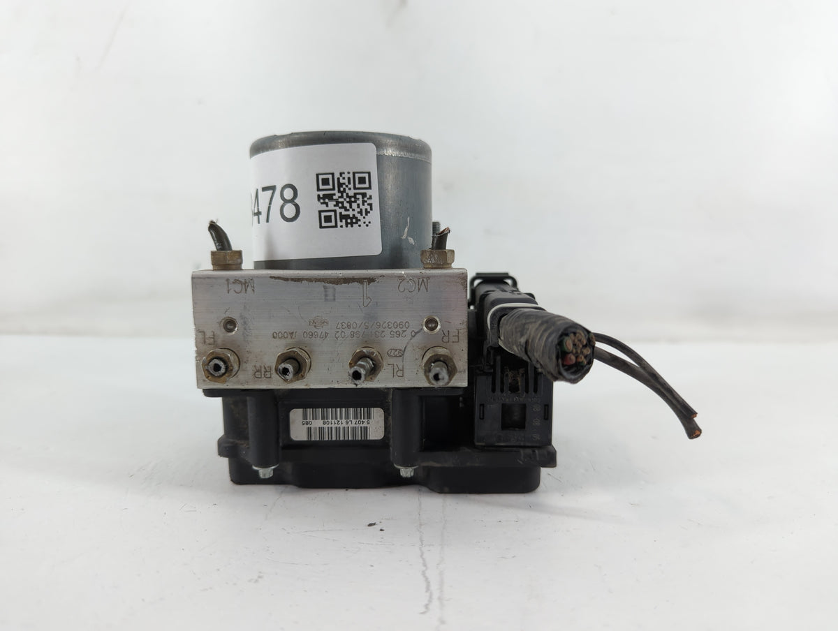 2007-2009 Nissan Altima Anti-Lock Brake ABS Pump Module Actuator OEM P/N:47660 JA000 0 265 231 798 02 Fits Fits 2007 2008 20