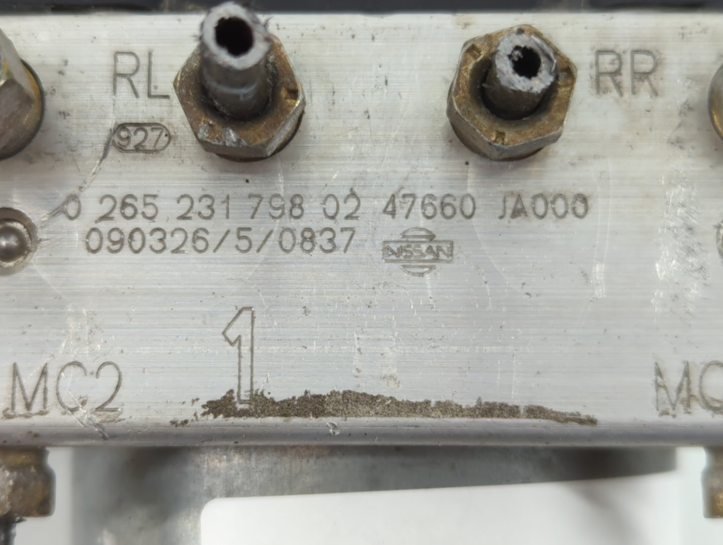 2007-2009 Nissan Altima ABS Pump Control Module Replacement P/N:47660 JA000 0 265 231 798 02 Fits Fits 2007 2008 2009 OEM Us